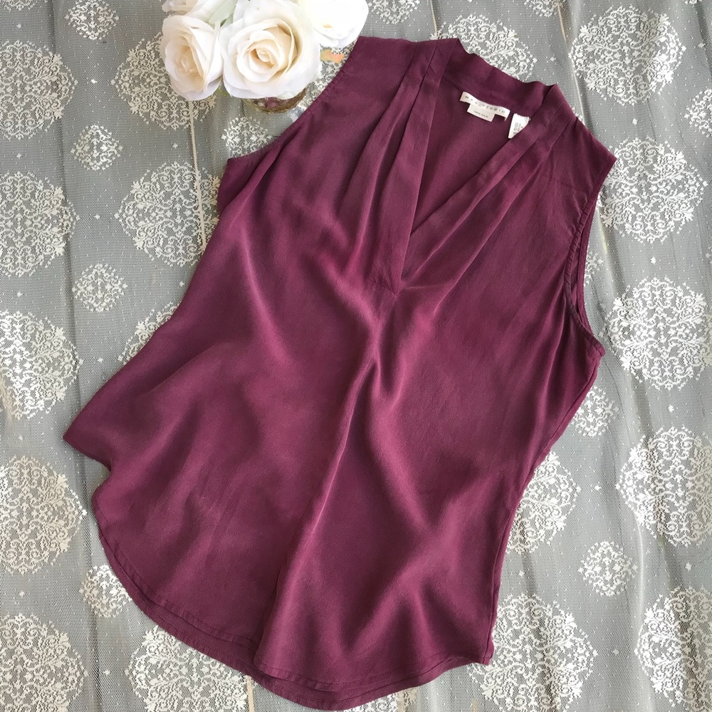 100% silk Max Studio top